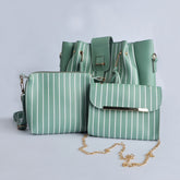 Aqua Formal Bag 3Pcs