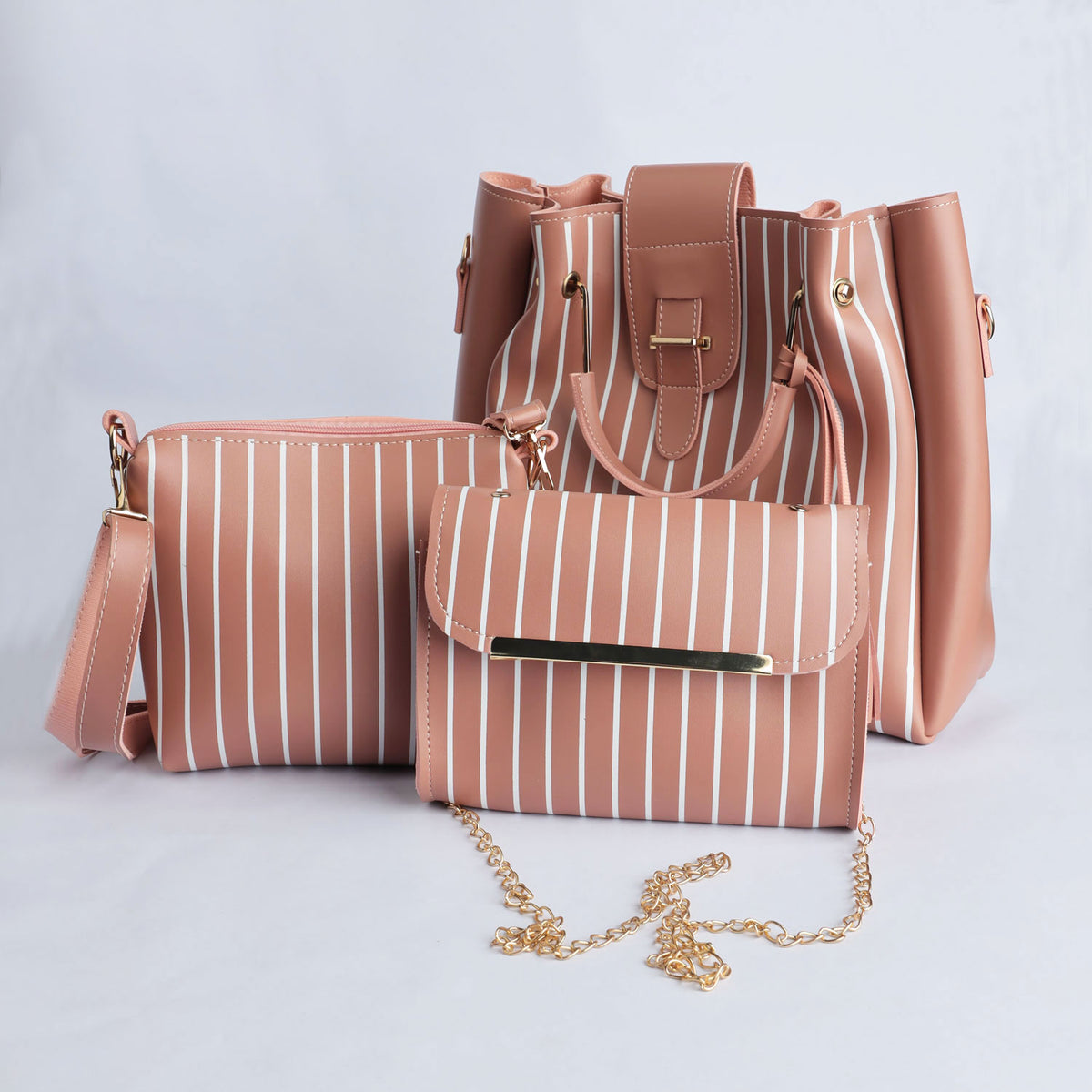 Baby Pink Formal Bag 3pcs