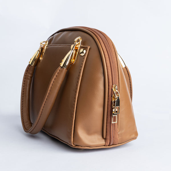 Brown Formal Hand Bag