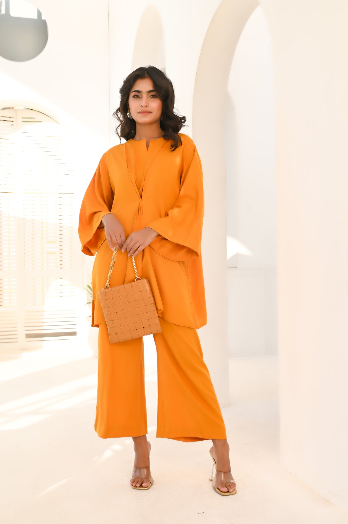 Mustard Muse – Two-Piece Mustard Outfit